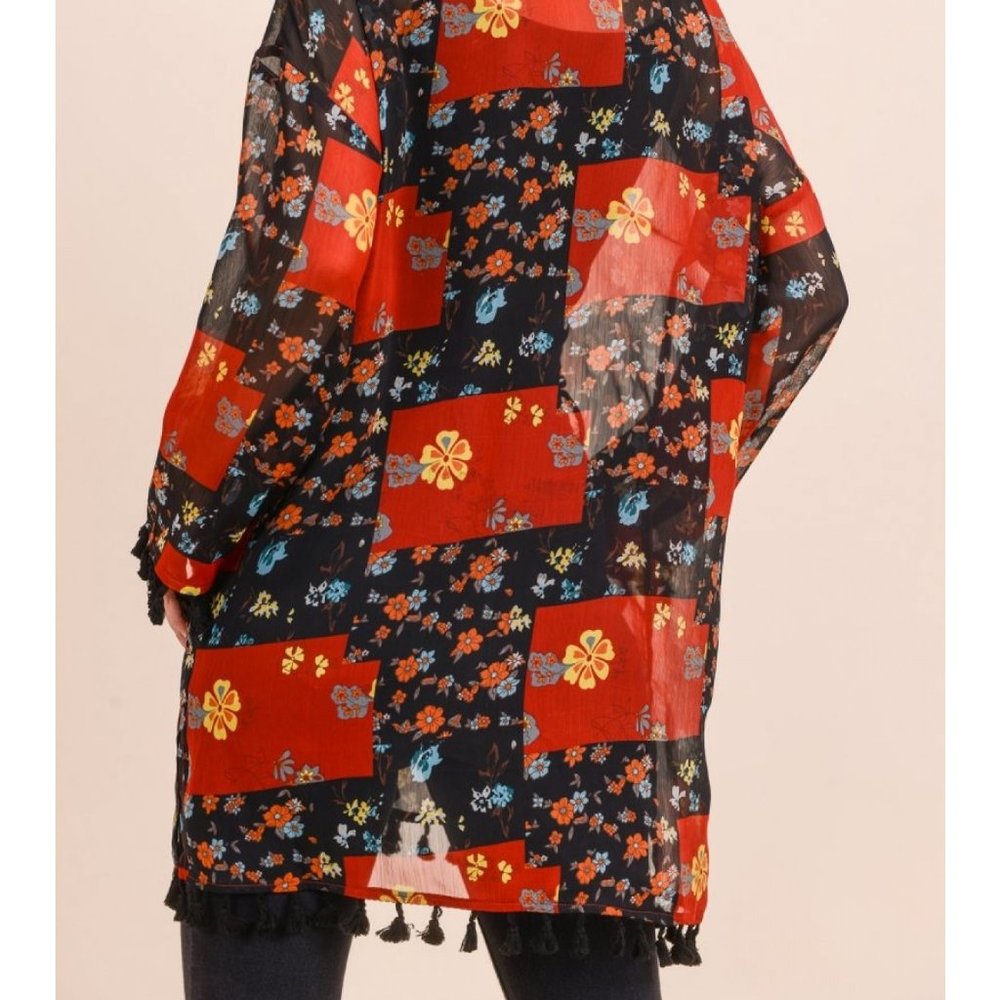 All In Button Up & Down Kimono Top - Picture 5 of 8